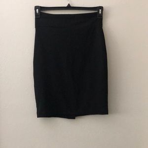 Black pencil skirt